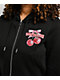 True Religion Cherry Shrunken Black Crop Zip Hoodie - Thumbnail image 4 of 4