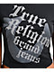 True Religion Classic Black Crop T-Shirt - Thumbnail image 3 of 4