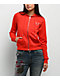 True Religion Classic Crystal Red Zip Hoodie - Thumbnail image 2 of 3
