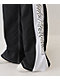 True Religion Colorblock Black Wide Leg Track Pants - Thumbnail image 4 of 6