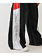 True Religion Colorblock Black Wide Leg Track Pants - Thumbnail image 5 of 6