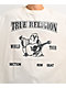 True Religion Concert Logo Cream Oversized T-Shirt - Thumbnail image 2 of 3