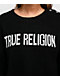 True Religion Convertible Cold Shoulder Black Sweater - Thumbnail image 3 of 4