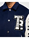 True Religion Crest Wool Nation Navy Blue Varsity Jacket - Thumbnail image 5 of 9