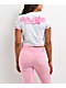 True Religion Crystal Airbrush White Crop T-Shirt - Thumbnail image 2 of 4