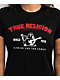 True Religion Crystal Arch Logo Black T-Shirt - Thumbnail image 2 of 3