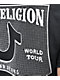 True Religion Crystal Black V-Neck T-Shirt - Thumbnail image 4 of 4