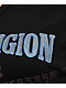 True Religion Crystal Buddha Logo Black Notch Rib Crop T-Shirt - Thumbnail image 3 of 3