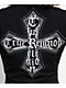 True Religion Crystal Cross Black Notch Crop T-Shirt - Thumbnail image 3 of 7