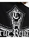 True Religion Crystal Cross Black Notch Crop T-Shirt - Thumbnail image 5 of 7