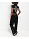 True Religion Crystal Cross Black Notch Crop T-Shirt - Thumbnail image 7 of 7