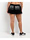 True Religion Crystal Embroidered Black Sweat Shorts - Thumbnail image 3 of 7
