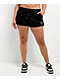True Religion Crystal Embroidered Black Sweat Shorts - Thumbnail image 4 of 7