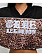 True Religion Crystal Leopard Brown Boxy Crop Jersey  - Thumbnail image 3 of 6