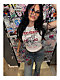 True Religion Crystal Leopard White Crop T-Shirt - Thumbnail image 4 of 6