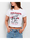 True Religion Crystal Leopard White Crop T-Shirt - Thumbnail image 1 of 6