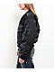 True Religion Crystal Logo Black Bomber Jacket - Thumbnail image 7 of 12