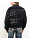 True Religion Crystal Logo Black Bomber Jacket - Thumbnail image 2 of 12