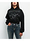 True Religion Crystal Logo Black Crop Hoodie - Thumbnail image 1 of 4