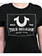 True Religion Crystal Logo Classic Black T-Shirt - Thumbnail image 3 of 4