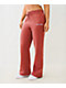 True Religion Crystal Logo Mauvewood Straight Leg Sweatpants - Thumbnail image 1 of 3
