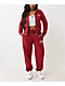 True Religion Crystal Logo Red Zip Hoodie - Thumbnail image 6 of 6