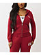 True Religion Crystal Logo Red Zip Hoodie - Thumbnail image 2 of 6