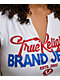 True Religion Crystal Logo V-Notch White T-Shirt - Thumbnail image 3 of 3