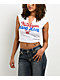 True Religion Crystal Logo V-Notch White T-Shirt - Thumbnail image 1 of 3