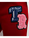 True Religion Crystal Patch Red Straight Leg Sweatpants - Thumbnail image 10 of 10