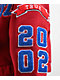 True Religion Crystal Patch Varsity Red Dahlia Crop Zip Hoodie - Thumbnail image 7 of 9