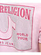 True Religion Crystal Pink V-Neck T-Shirt - Thumbnail image 4 of 4