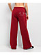 True Religion Crystal Red Wide Leg Sweatpants - Thumbnail image 2 of 8