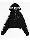 True Religion Crystal Relaxed Black Zip Hoodie - Thumbnail image 6 of 9