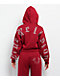 True Religion Crystal Relaxed Red Crop Zip Hoodie - Thumbnail image 1 of 8