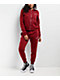 True Religion Crystal Ruby Red Crop Zip Hoodie - Thumbnail image 5 of 5