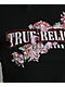 True Religion Crystal Snake Black Crop T-Shirt - Thumbnail image 4 of 4