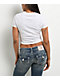 True Religion Crystal Snake White Crop T-Shirt - Thumbnail image 2 of 4