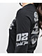 True Religion Crystal Sporty Black Long Sleeve Crop T-Shirt - Thumbnail image 4 of 6