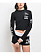 True Religion Crystal Sporty Black Long Sleeve Crop T-Shirt - Thumbnail image 2 of 6
