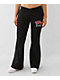 True Religion Crystal V Black Flare Sweatpants - Thumbnail image 1 of 2