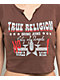 True Religion Crystal Western Notch Branch Crop T-Shirt - Thumbnail image 2 of 3