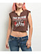 True Religion Crystal Western Notch Branch Crop T-Shirt - Thumbnail image 1 of 3