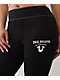 True Religion Crystal Wing Big T Black Flare Sweatpants - Thumbnail image 4 of 6