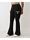 True Religion Crystal Wing Big T Black Flare Sweatpants - Thumbnail image 5 of 6