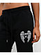 True Religion Crystal Wing Black Jogger Sweatpants - Thumbnail image 4 of 5