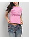 True Religion Crystal Wing Pink Crop T-Shirt - Thumbnail image 1 of 3