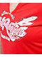 True Religion Crystal Wing Scarlet Notch Crop T-Shirt - Thumbnail image 3 of 4