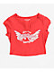 True Religion Crystal Wing Scarlet Notch Crop T-Shirt - Thumbnail image 4 of 4