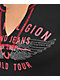 True Religion Crystal Wing V Notch Black Crop T-Shirt - Thumbnail image 4 of 4